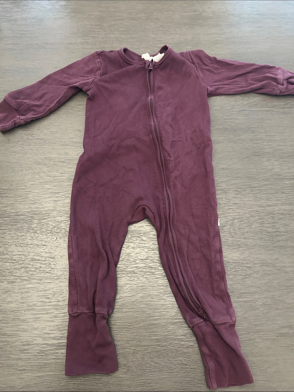 Jamie Kay Deep Plum Zippered Pajama